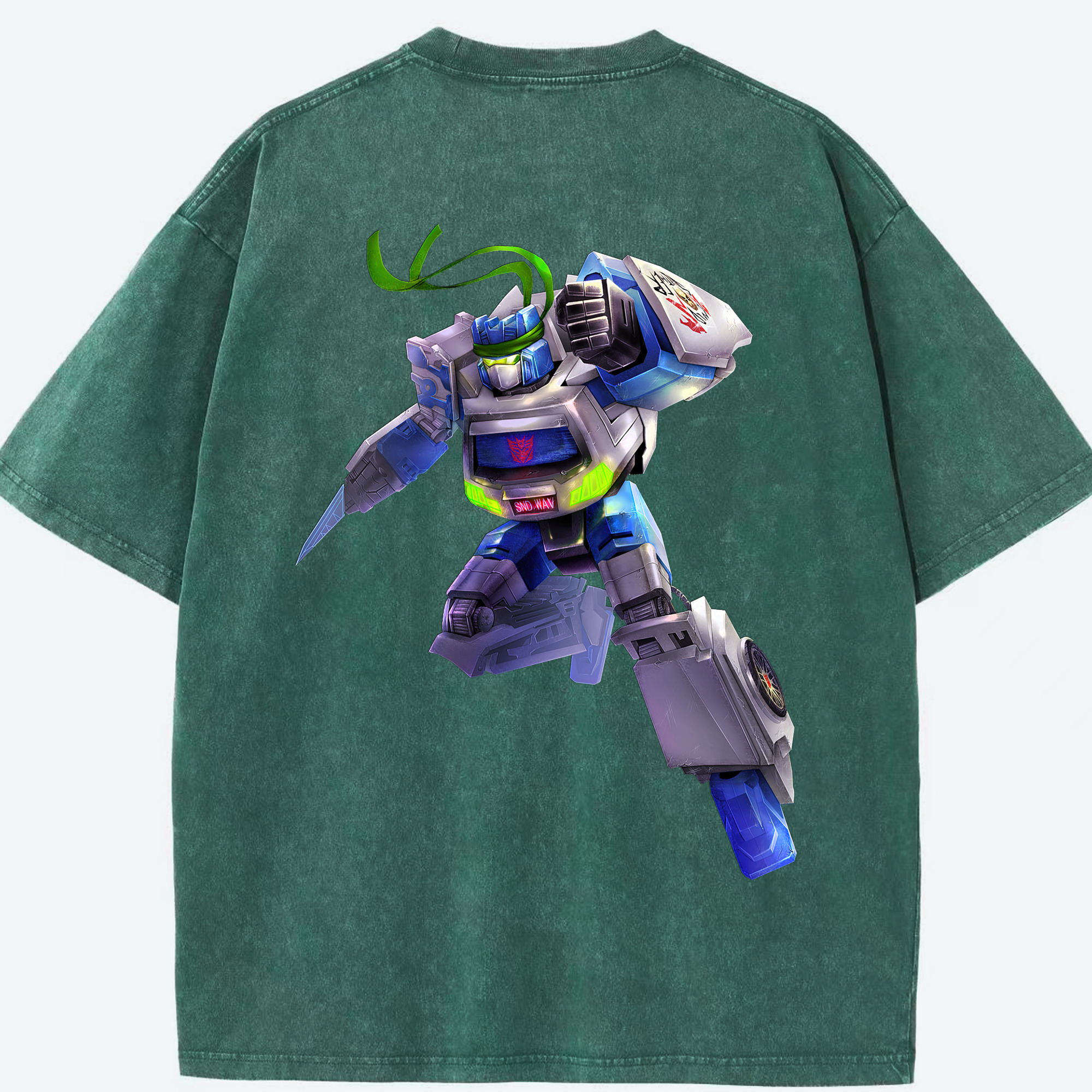 （画像用）  綿100% ヴィンテージ風 半袖Tシャツ（背面プリント）